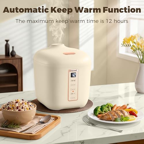 Compact white mini rice cooker 2 cups — photo 5