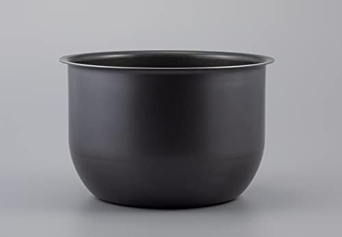 Black induction rice cooker with steamer basket — photo 4