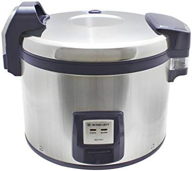 Stainless steel thirty cup electric rice warmer