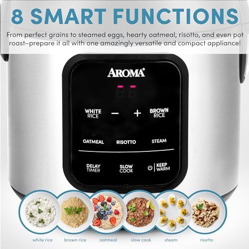 Stainless steel eight cup digital multicooker — photo 4