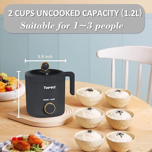 Small two cup mini rice cooker — photo 3