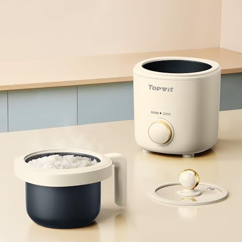 Nonstick two cup mini rice cooker