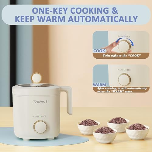Nonstick two cup mini rice cooker — photo 4