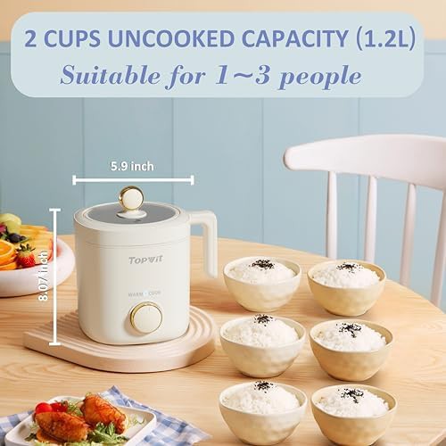 Nonstick two cup mini rice cooker — photo 5