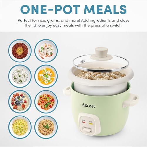 Mini light green nonstick grain cooker — photo 3
