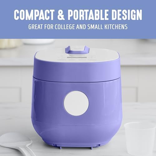 Periwinkle digital ceramic rice cooker two cups — photo 3