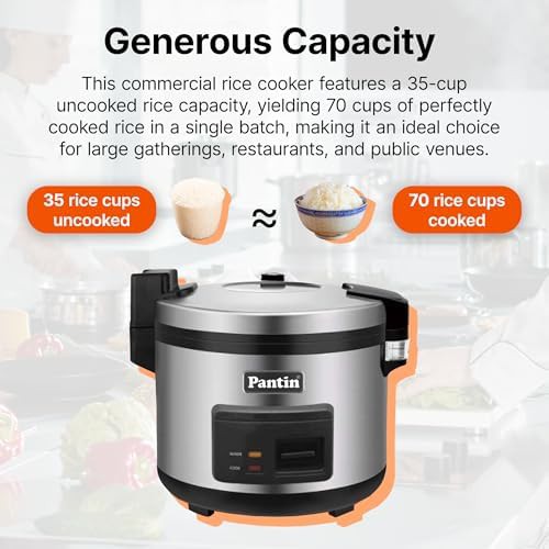 Large capacity commercial rice cooker and warmer — photo 4