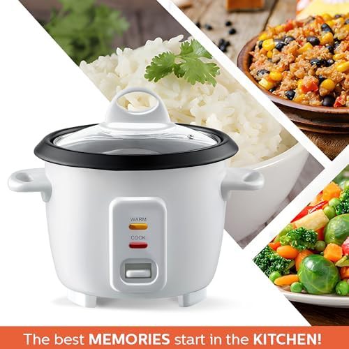 White portable two cup rice steamer — photo 4