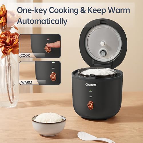 Small black portable rice cooker 2 cups — photo 4