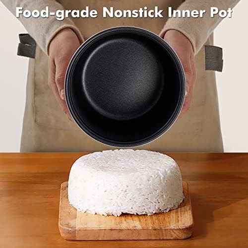 Small black portable rice cooker 2 cups — photo 5