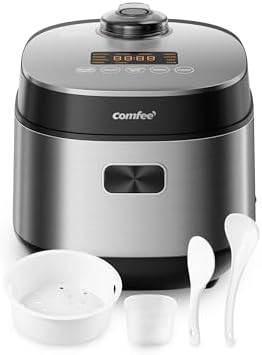 Grey fuzzy logic eight cup compact cooker