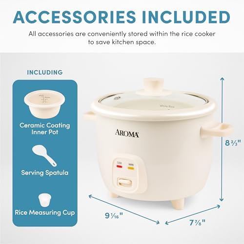 Pot style rice cooker with ceramic coating — photo 4