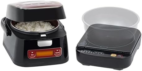 Portable induction rice cooker and burner combo
