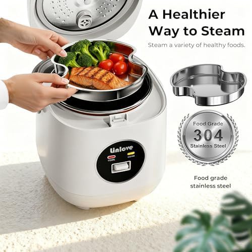 Small three cup white mini cooker — photo 5