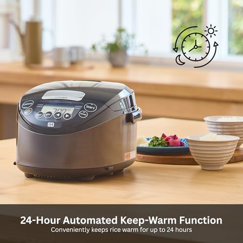 Tiger induction rice cooker with black finish — photo 5