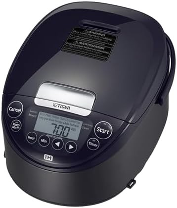 Mauve 10 cup induction rice cooker and warmer