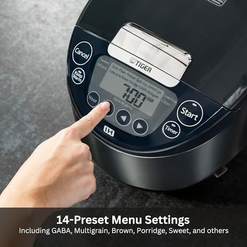 Mauve 10 cup induction rice cooker and warmer — photo 3