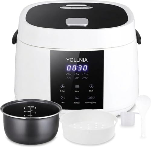 Digital twelve cup multi cooker steamer