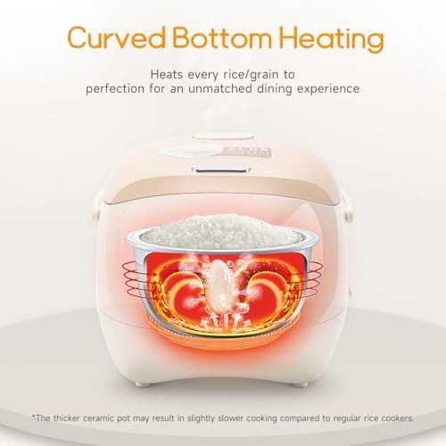 Large ceramic six cup rice cooker — photo 5
