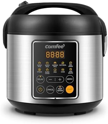 Small digital four cup steamer