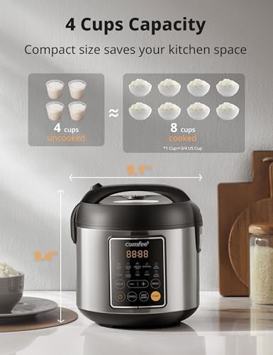 Small digital four cup steamer — photo 3