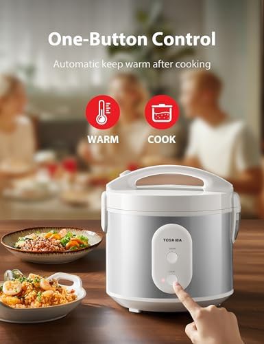 Silvery white one touch steamer five cup — photo 3