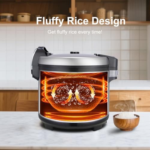 Large commercial rice and grain cooker — photo 5