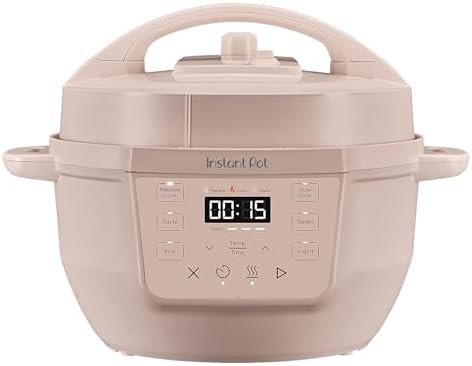 Compact rosewater pink seven in one cooker