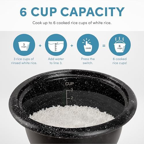Bonded granite six cup grain cooker — photo 5