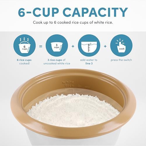 One touch six cup ceramic pot cooker — photo 5