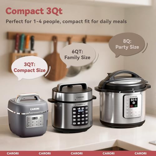 Gray eight function three quart cooker — photo 3