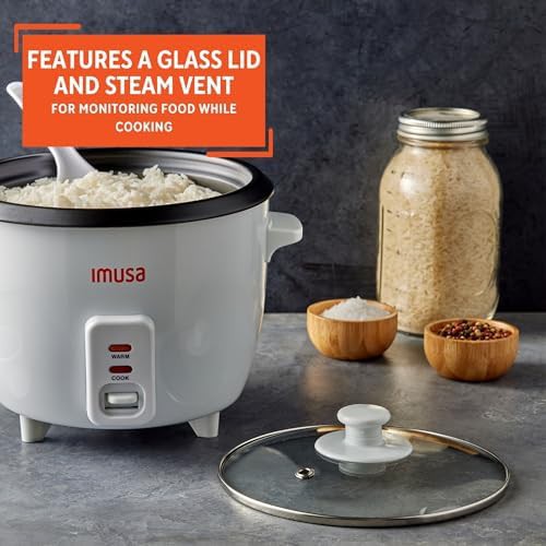 White ceramic three cup mini cooker — photo 5