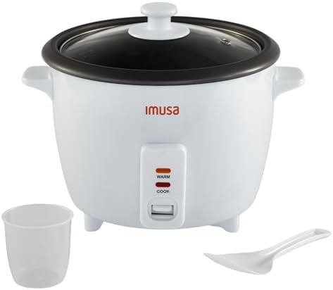 White ceramic ten cup electric cooker