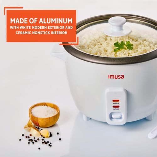 White ceramic ten cup electric cooker — photo 3