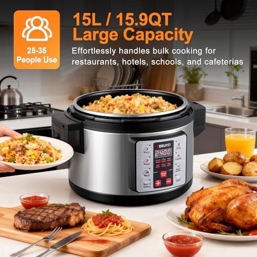TERUISI 15L commercial pressure cooker and rice maker — photo 5
