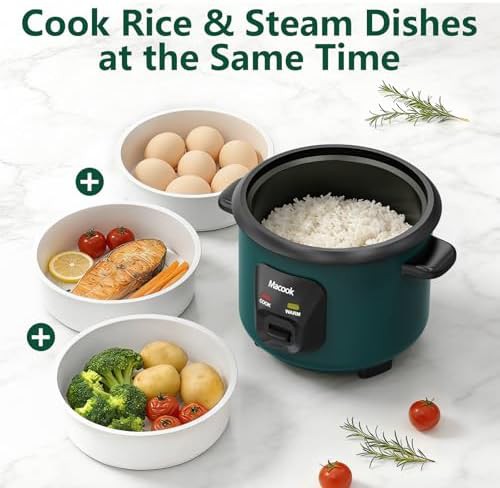 Green one button small rice cooker — photo 4