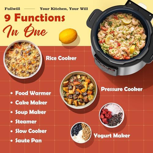Six quart pressure cooker with ceramic nonstick pot — photo 3
