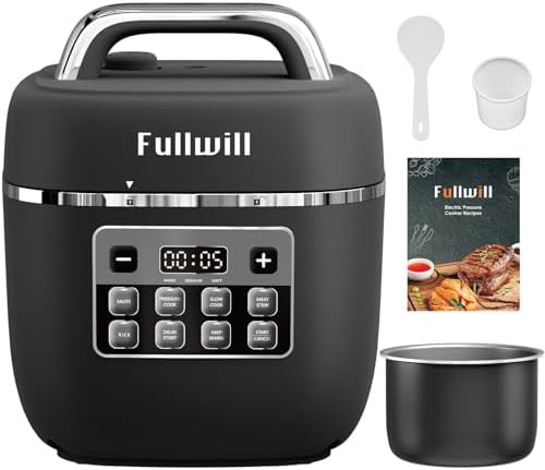 Basic three quart nonstick pressure cooker