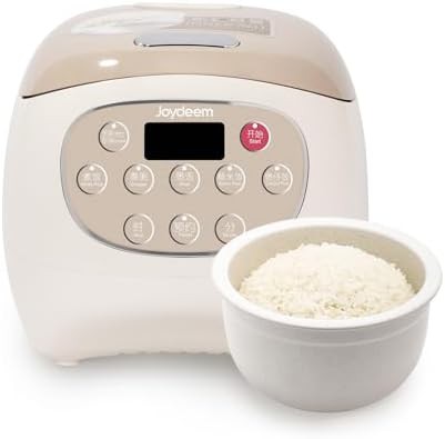 Mini ceramic soup and rice cooker