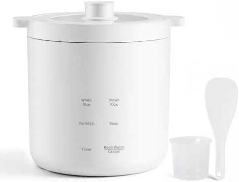 Ceramic coating mini rice cooker for two