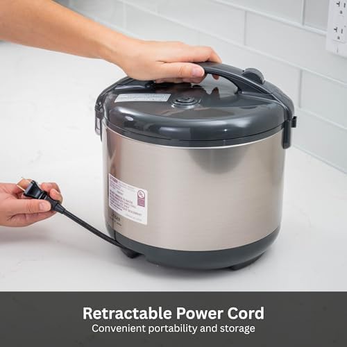 Urban satin 10 cup white rice cooker — photo 4