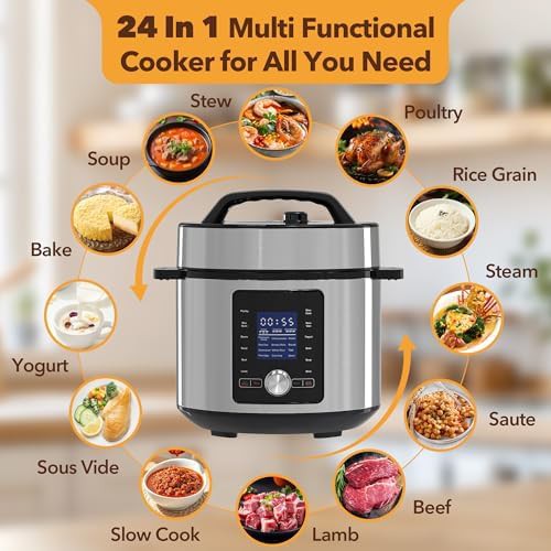Large stainless steel multi cooker pressure — photo 3
