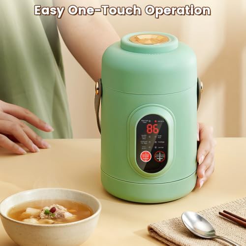 Green mini portable travel cooker — photo 5