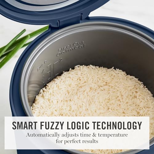 Navy blue fuzzy logic cooker and steamer — photo 4