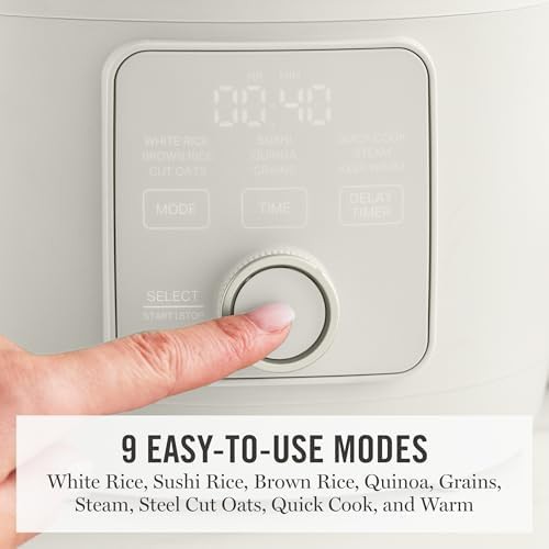 Linen cream fuzzy logic cooker and steamer — photo 3