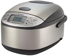 Stainless brown micom cooker with pfas free coating