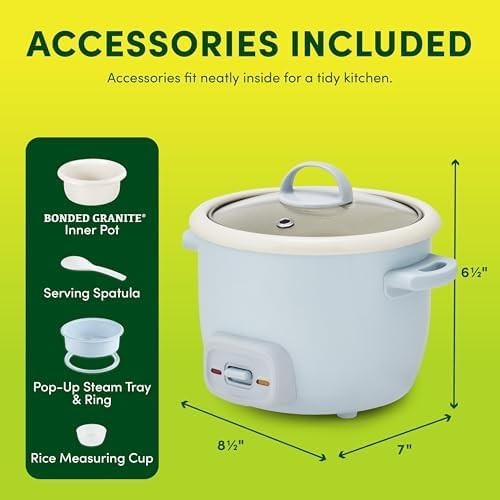 Blue ceramic rice cooker and steamer — photo 4