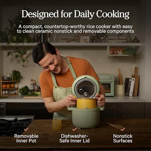 Blue salt ceramic six cup cooker — photo 3