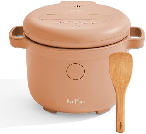 Steam white ceramic six cup cooker