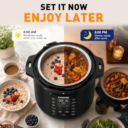 Black eight quart cooker with safe vent — photo 5